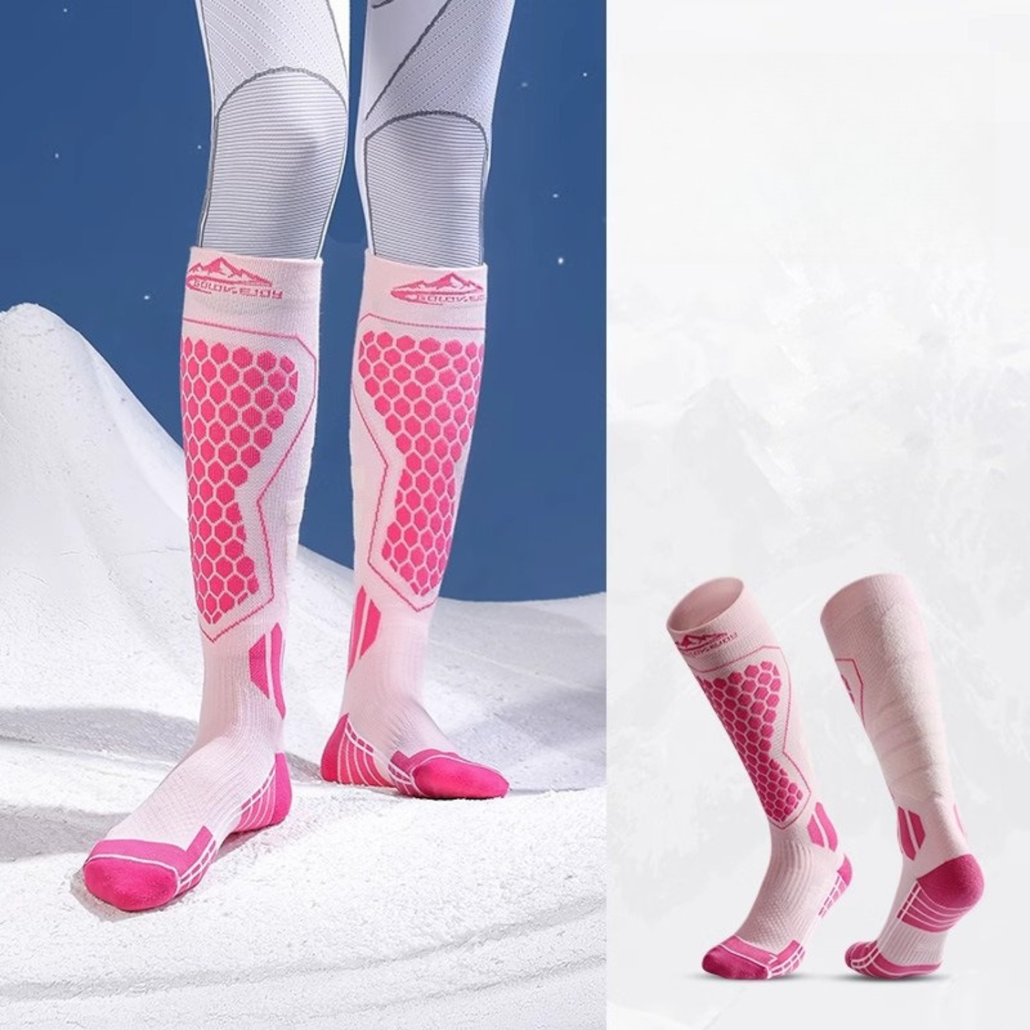 3 Pairs Ski Socks Winter Therm - Sock Garter Men ulasan dan harga