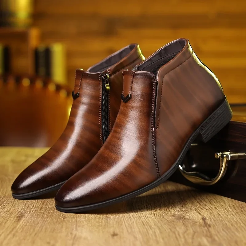 Luxury Mens Boots Fashion High - Men Formal Wear With Boots ulasan dan harga