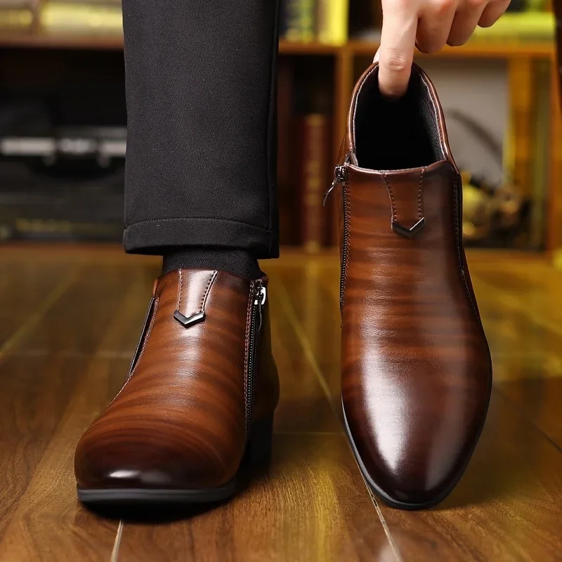 Luxury Mens Boots Fashion High - Men Formal Wear With Boots ulasan dan harga