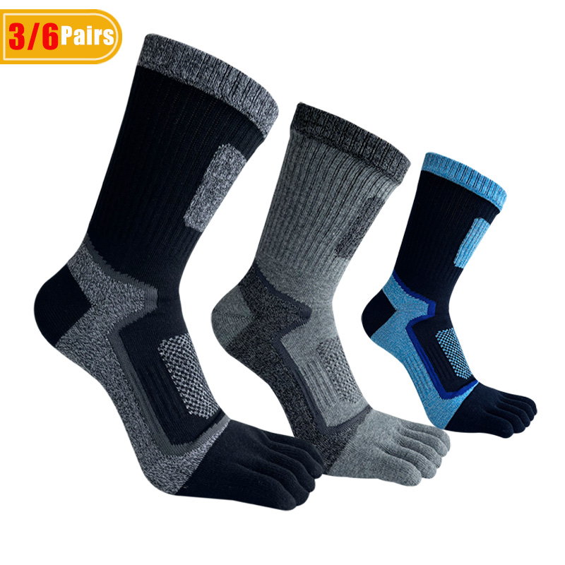 3/6 Pairs Man Sport Toe Short  - Sock Garter Men ulasan dan harga