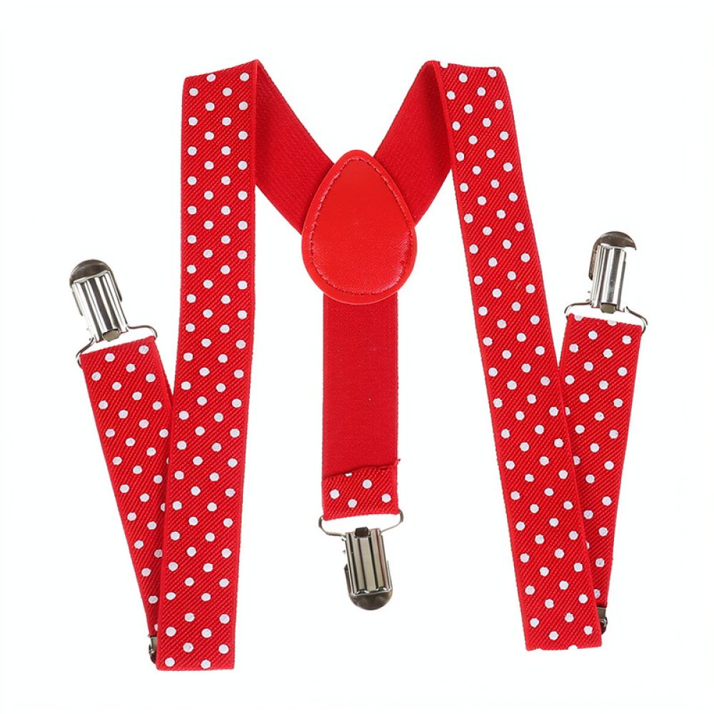 Stylish Polka Dot Elastic Susp - Men'S Formal Wear With Suspenders ulasan dan harga