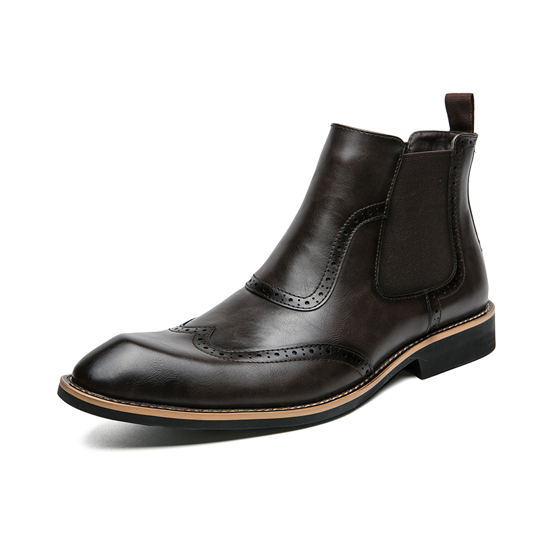 British style mens fashion che - Men Formal Wear With Boots ulasan dan harga