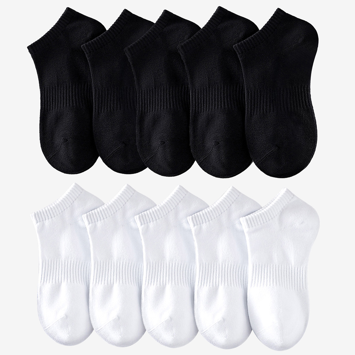 1/5 Pairs Unisex White & Black - Sock Garter Men ulasan dan harga