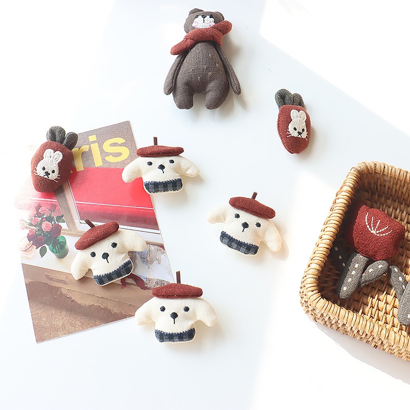 Bunny Brooch Red Scarf Bear Tu - Tuxedo Lapel Pin ulasan dan harga