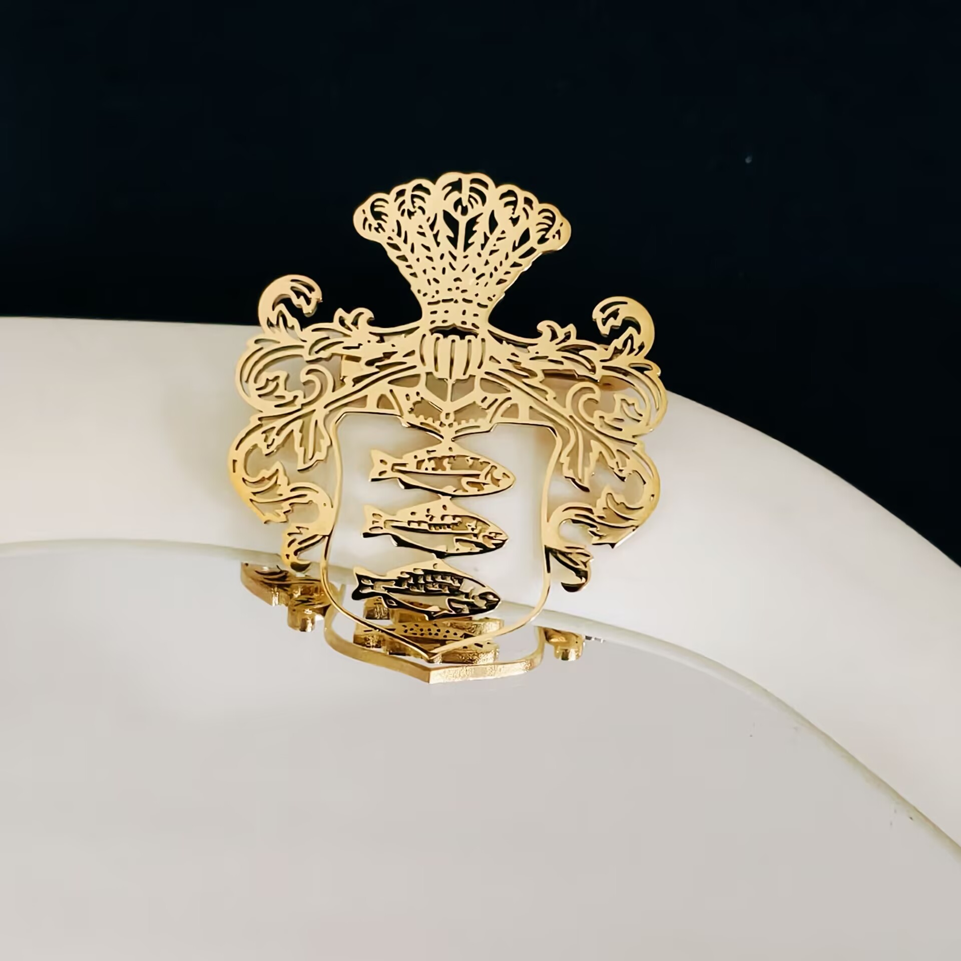 Custom Stainless Steel Brooch  - Tuxedo Lapel Pin ulasan dan harga
