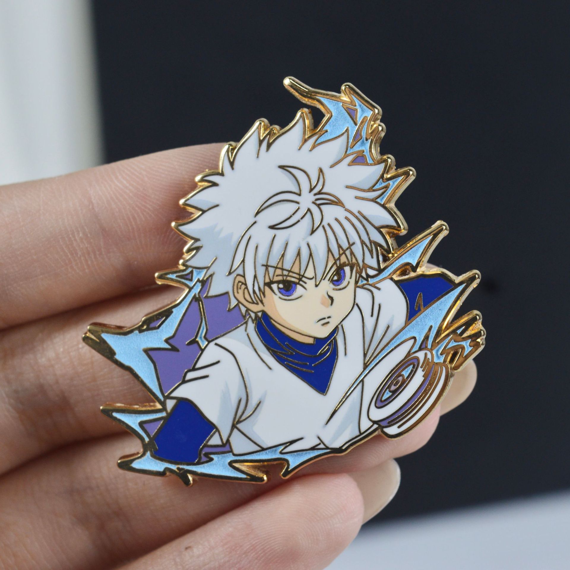 5pcs Japanese Anime Hunter Bad - Tuxedo Lapel Pin ulasan dan harga