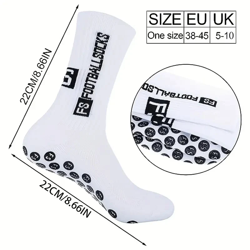 1Pairs Non-slip Football Socks - Sock Garter Men ulasan dan harga