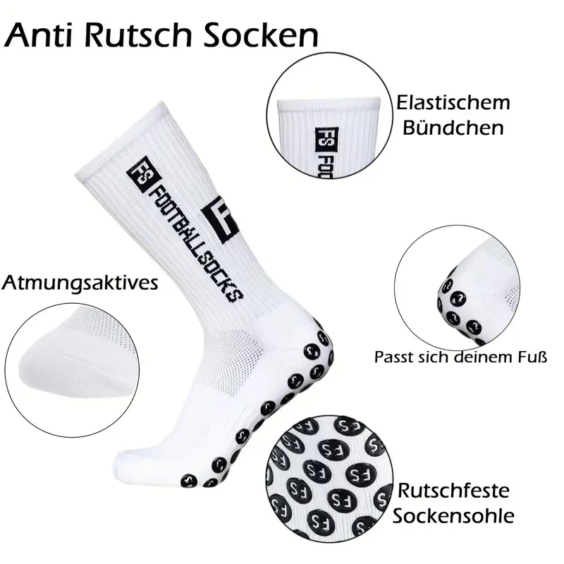 1Pairs Non-slip Football Socks - Sock Garter Men ulasan dan harga